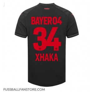 Bayer Leverkusen Granit Xhaka #34 Replik Heimtrikot 2023-24 Kurzarm